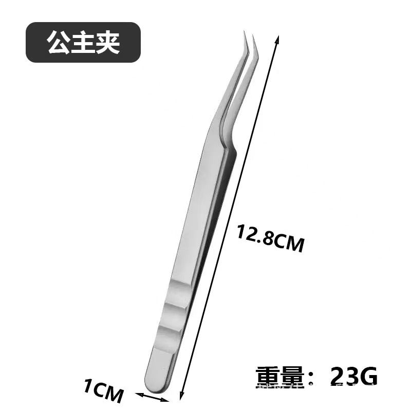 Ukrainian eyelash tweezers, chinoiserie eyelash tweezers, eyelash artist recommended high-precision tweezers, multi-picking flowering grafting clips