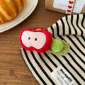 Cuteeasiest for matchstuffed velvet red apple one-word large duckbill clip back of head hair clip fall and winter hair accessories new arrival