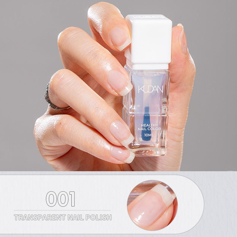 Kudan pure english cross-border special water-based nail polish no baking long-lasting quick-drying peelable 10ml polish