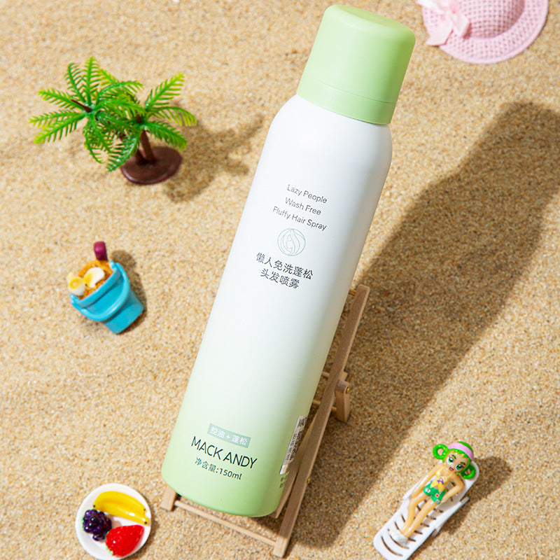 Marco andy lazy no-wash dry hair spray for men and women to remove oil and fluff hair, high skull top styling nature fluffy spray