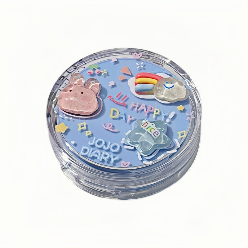 Jiujiu diary colorful childlike soft cushion cream, light and compliant, concealer, waterproof, anti-sweat, non-removing makeup, non-sticky powder