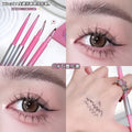 Hello ya folded angle eyeliner gel pen women's blade folded angle brush waterproof non-smudgeable double-ended eyeliner pen
