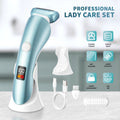 Electric shaver for women's intimate area, bikini line, and body - wet & dry use, fully washable