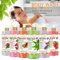 export fruit scrub shower gel silky, refreshing, moisturizing, gentle cleansing, long-lasting fragrance 500ml