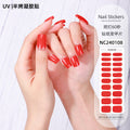 Zhengxiang custom gel nail stickers uv light therapy semi-cured nail art stickers second generation semi-cured nail stickers waterproof wholesale