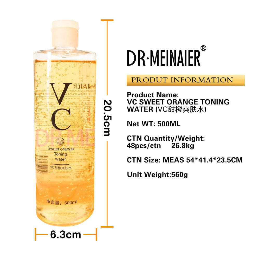 Factory direct sales vc toner, hydrating, moisturizing, refreshing, oil control, deep nourishing ha hyaluronic acid essence water 500ml