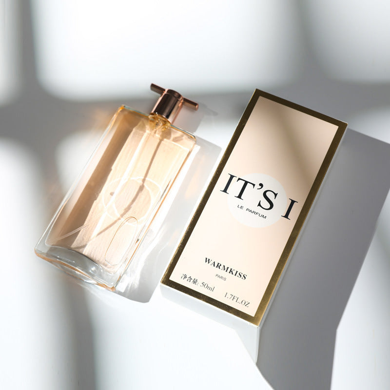 Warmkiss is a unisex fragrance, a french-inspired, sweet, fresh, and long-lasting perfume with a shimmering, quicksand-like effect, perfect for cross-border e-commerce
