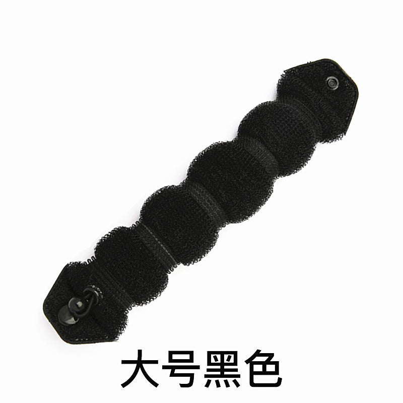 hot-selling k-style headwear caterpillar hair styling tool donut flower bud hair braiding artifact ball head set