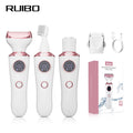 Four-in-one electric shaver for women's private parts, shaver, pubic hair removal device with digital display eyebrow razor
