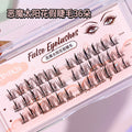 Jonbos lazy girl trilogy false eyelashes - natural & realistic sunflower, wheat stalk, and tower tip single cluster lashes (glue-on)