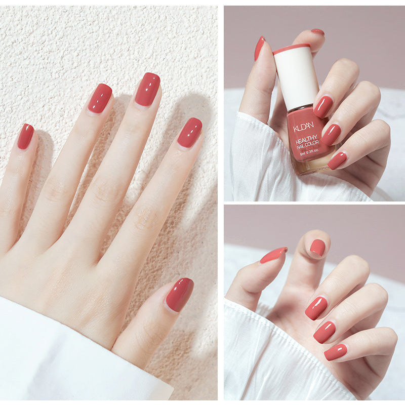 Oily colorful character nail polish, long-lasting, no baking, non-peelable, quick-drying, whitening, non-tearable, cross-border live broadcast nail polish