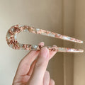 U-shaped hairpin for women, high-end chinese ancient style, new chinoiserie, hairpin, headdress, casual modern daily fixed hairpin
