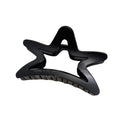 Hold firmly~ maillard amber brown five-pointed star gripper for women springnew arrival shark clip hair clip on the back of the head