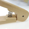 V-shaped splint comb boar bristle straight hair comb hair salon hair care straightening hair styling curl comb v-shaped wooden handle splint comb