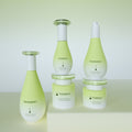 New cosmetic glass bottle suit packaging material 120ml skin care lotion essential oil bottle 50g cream dispensing glass bottle