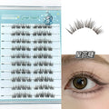 Gege bear korean style daily glue-free false eyelashes - lazy girl's segmented self-adhesive natural simulation eyelashes