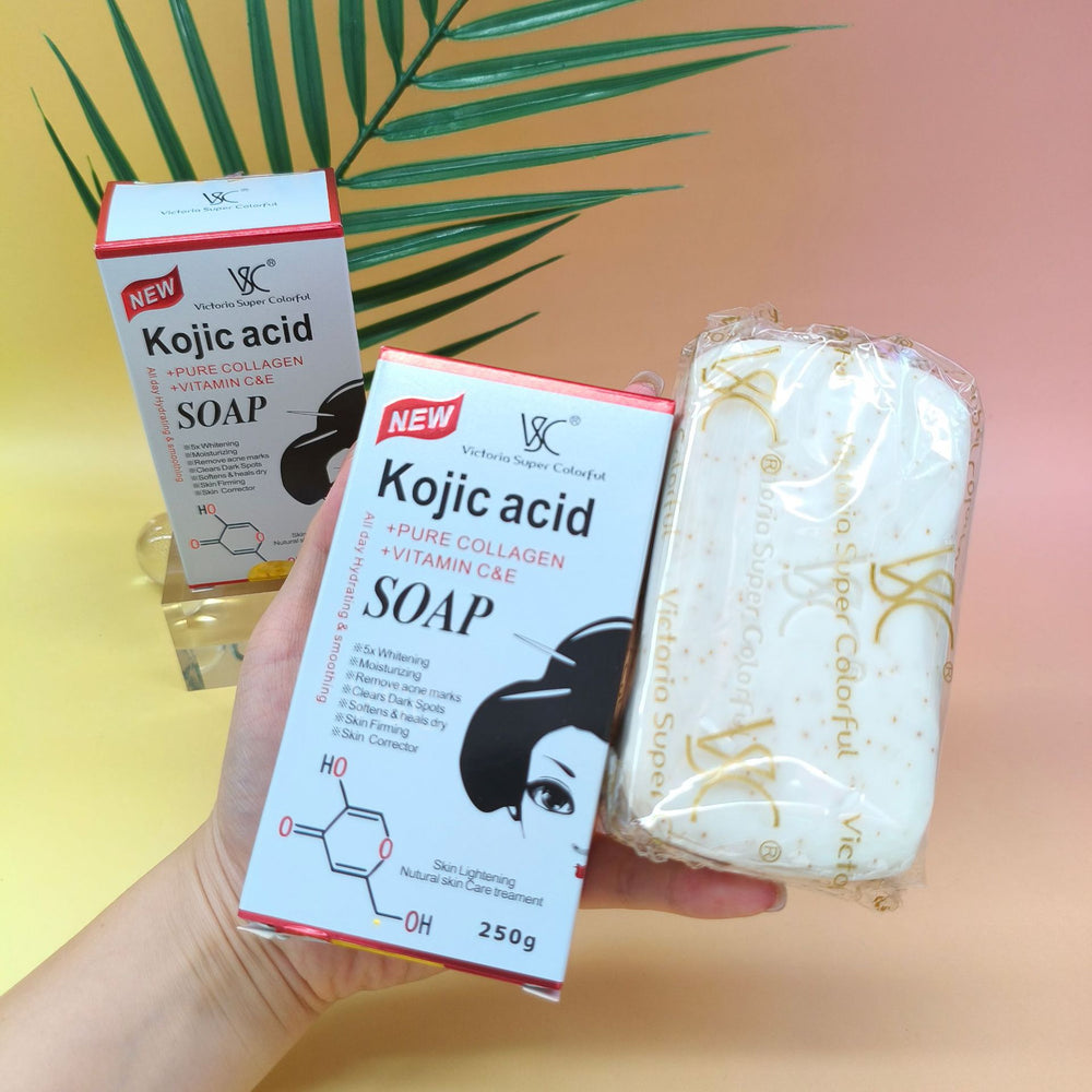 kojic acid soap for body cleansing, scented bath soap, 250g - wholesale