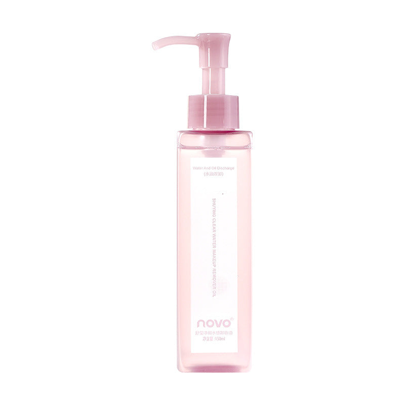 Novo shuying jingche watery cleansing oil refreshing moisturizing gentle deep cleansing eye face lip three-in-one makeup remover