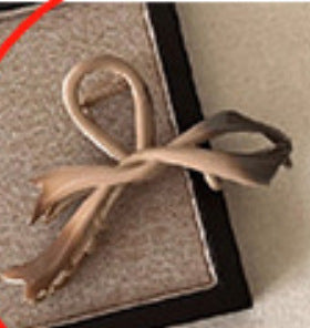 Sense of design ribbon bows hairpin female ins cold style hair volume large size gripper metal shark clip hair accessories