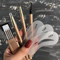 Novo precision sculpting automatic rotating eyebrow pencil - ultra-fine tip, long-lasting, waterproof, smudge-proof, dual-ended brow pen set