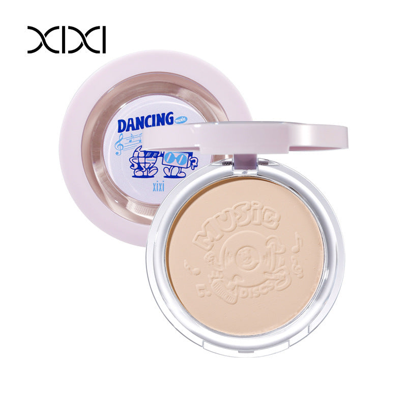 Xixi punk future soft focus powder set makeup oil control concealer no powder no makeup waterproof sweatproof honey powder