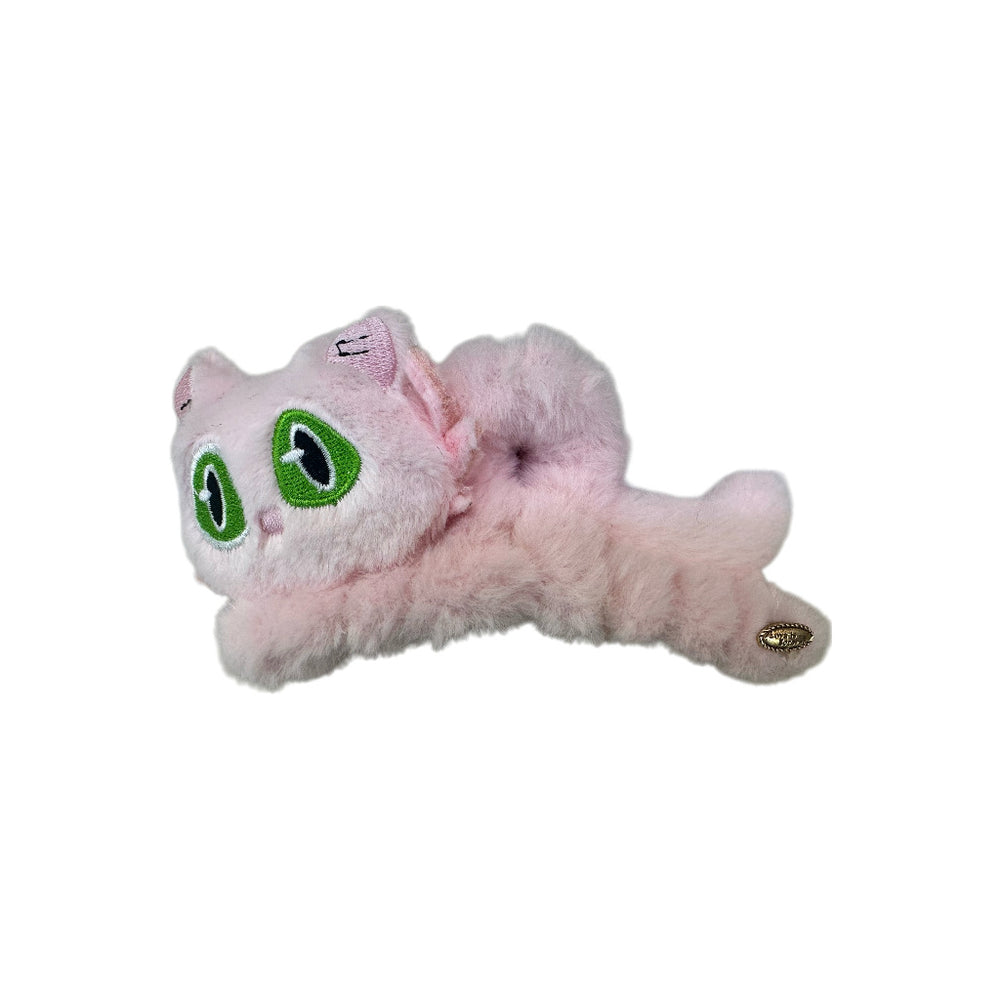 Cartoon cute black cat hairpin stuffed gripper female large fall and winterelegant back shark clip headwear