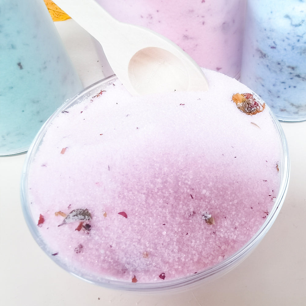 petal bath salt rose dried flower bath salt moisturizing scrub fine salt bath foot bath salt manufacturer wholesale