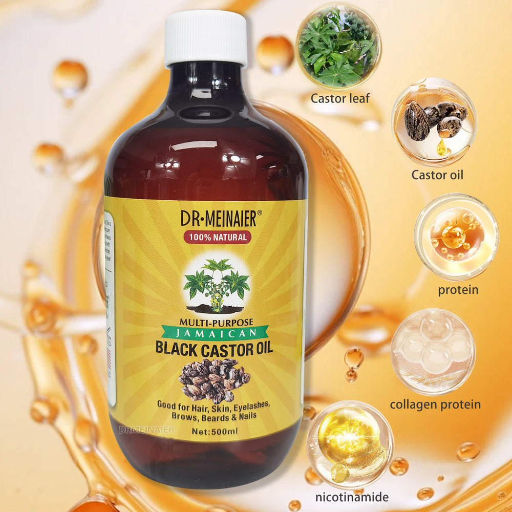 supply of castor oil essential oil for face, body, hair care, emollient massage oil, natural vegetable oil, export500ml