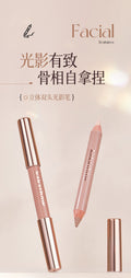 Kakashow 3d dual-ended contouring stick - natural highlight & shadow duo for sculpting and brightening