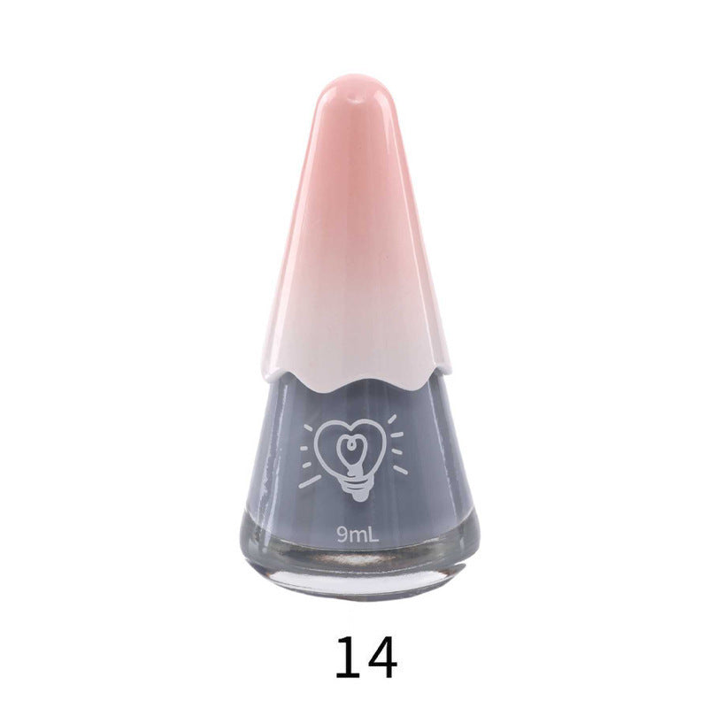 Nail polish, no baking, quick drying, tearable, water-based, peelable, wholesale, autumn and winter, cherry, hand and foot nail polish wholesale