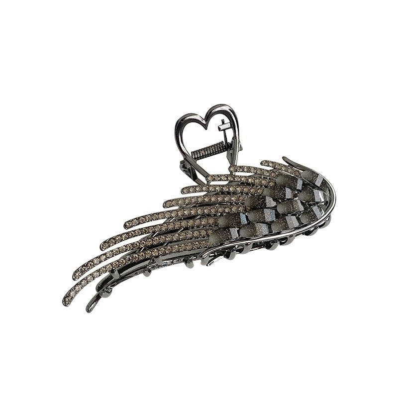 Classy rhinestone wings shark clip elegant female back of head large plate hair clip hair clip hair accessories hairpin