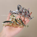 Classy metal gripper large back shark clip hairpin 2024 new classyaccessible luxury clip headwear hairpin