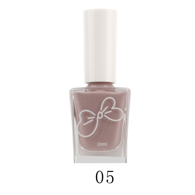 Fall and winter new color nail polish whitening oily non-peelable long-lasting nude black white nail polish wholesale