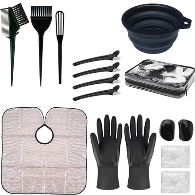 14-piece hair dyeing tool set, baking oil shawl, hair care shawl, hairdressing tools, perm and hair dyeing