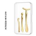 Gold 3-piece set + transparent box