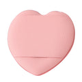 Heart-shaped mini powder puff - dry & wet use, non-caking, washable, heart-shaped cushion puff, fingertip applicator - cross-border