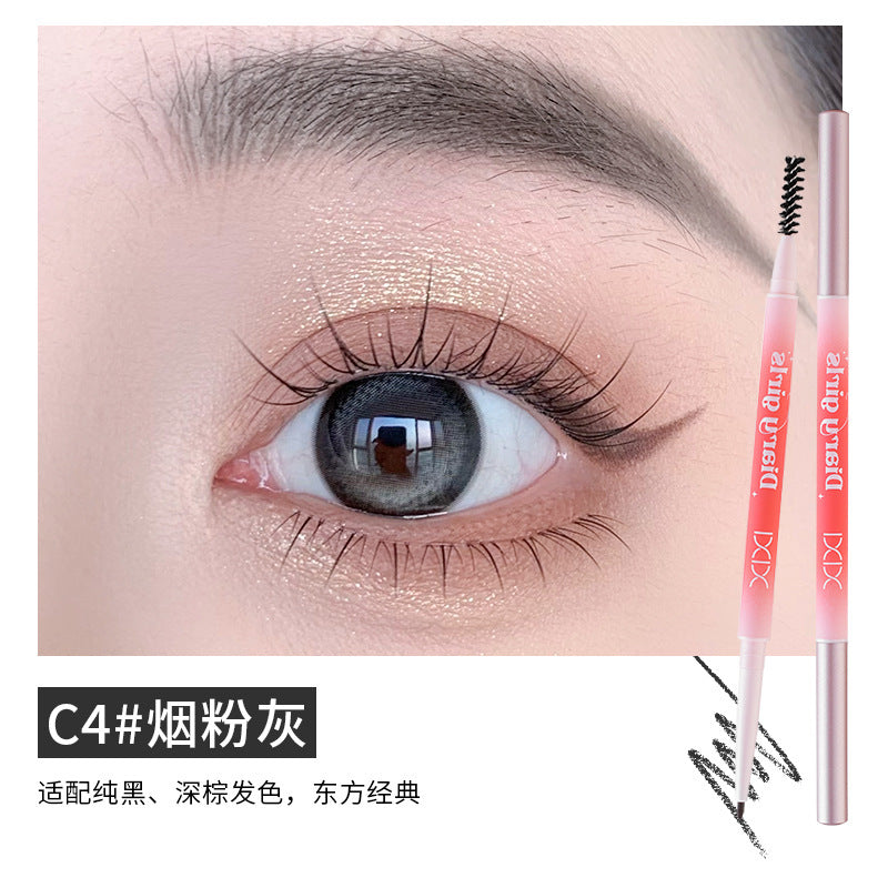 Xixi conical hook eyebrow pencil, waterproof, sweat-proof, long-lasting, not easy to fade, clear roots, special for makeup artists