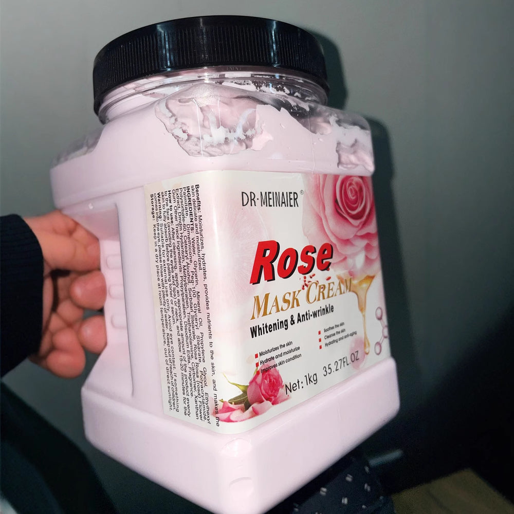 rose brightening mask, apply-on body mask, mask cream, rose massage cream 1kg - wholesale for export