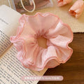 6# pink large intestine hair tie [four layers]