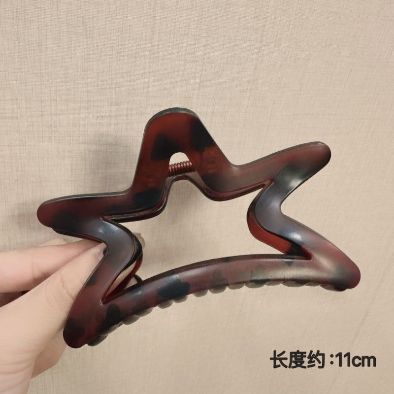 Korean autumn/winter premium hair clips - exquisite claw clips for updos, large size shark clips for thick hair, women's hair accessories