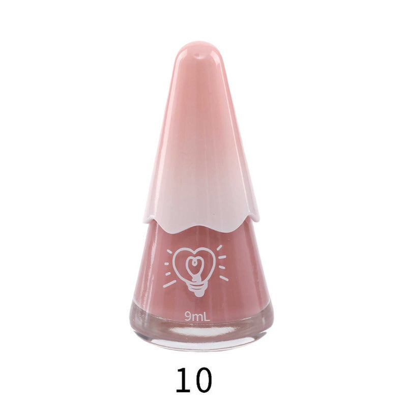 Nail polish, no baking, quick drying, tearable, water-based, peelable, wholesale, autumn and winter, cherry, hand and foot nail polish wholesale