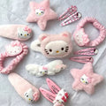 【15 pieces】winter warm sun cartoon cat hair accessories