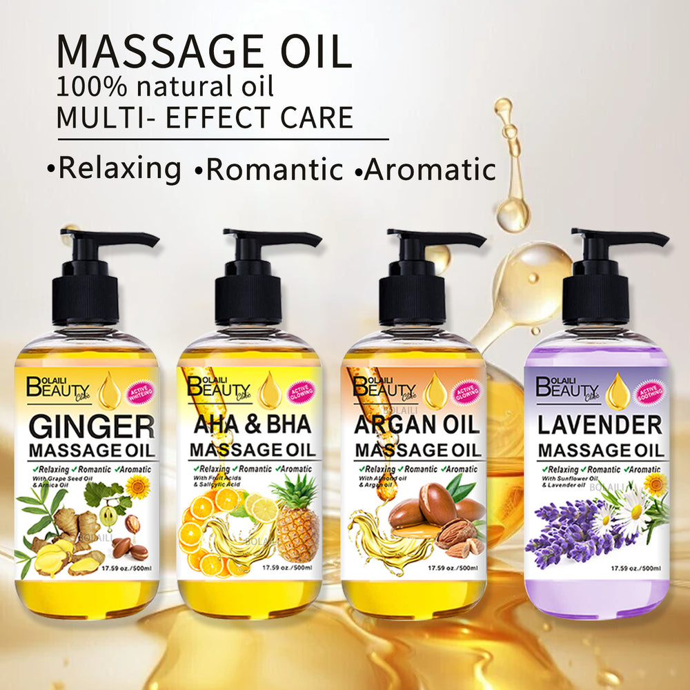 foreign trade moisturizing essential oil firming facial body spa moisturizing skin scraping full body massage compound essential oil