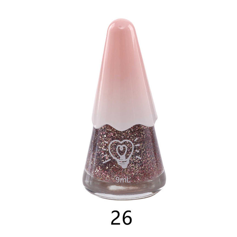 Nail polish, no baking, quick drying, tearable, water-based, peelable, wholesale, autumn and winter, cherry, hand and foot nail polish wholesale