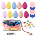 Beauty egg suit laser storage bag beauty egg powder puff dry and wet dual use colorful makeup egg sponge single combination