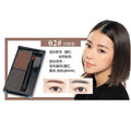 Novo natural 3d dual-color brow powder - contour, nose shadow, and highlight. easy to apply, waterproof, sweat-proof, and smudge-proof