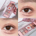 Miss lara 12-color eyeshadow palette - shimmer, matte, and fine glitter shades - perfect for beginners, everyday looks, and earth tones