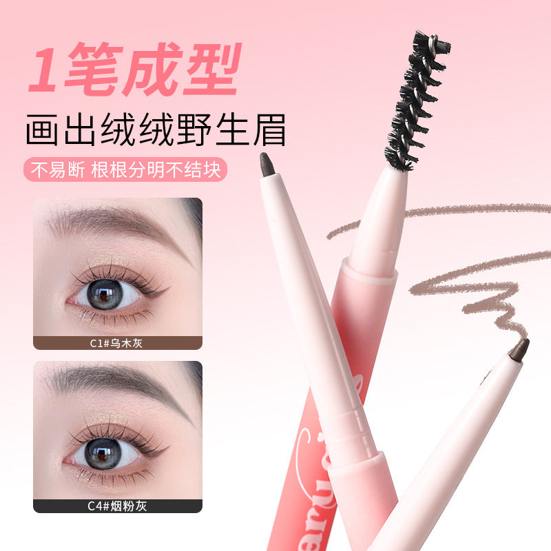 Xixi conical hook eyebrow pencil, waterproof, sweat-proof, long-lasting, not easy to fade, clear roots, special for makeup artists