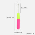 Wig crochet plastic handle crochet hook dreadlock hook tongue crochet hair extension braiding tool wig tool wholesale