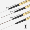 Maioli small gold bar double-ended eyebrow pencil ultra-fine easy-to-color stereo long-lasting non-smudge triangular head eyebrow pencil makeup